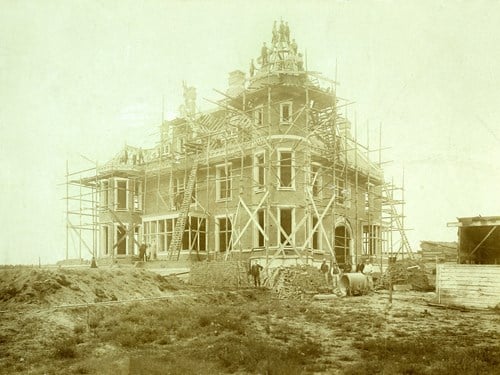 Bouw Kasteel Spelderholt in 1905